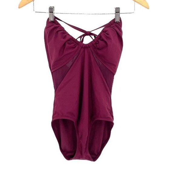 Bleu Rod Beattie Womens Don't Mesh With Me Halter Swimsuit Pomegranate Size 4‎ - Picture 3 of 10